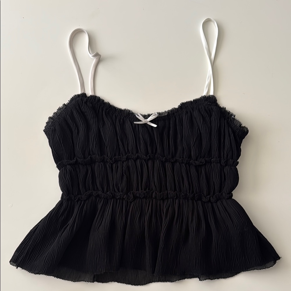 Elegant Black Sleeveless Top